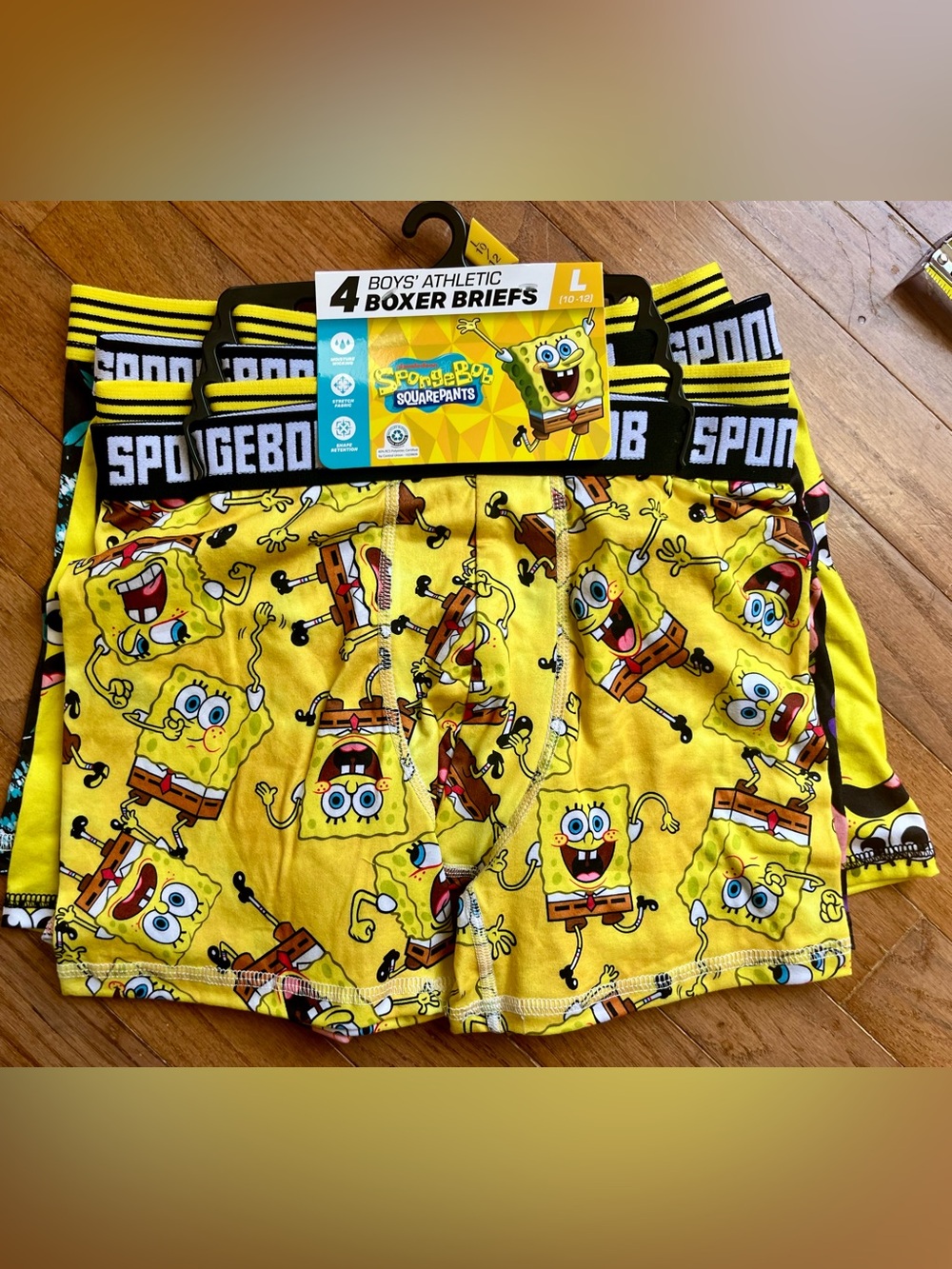 NEW - 4pc Boy’s SpongeBob Boxer Set